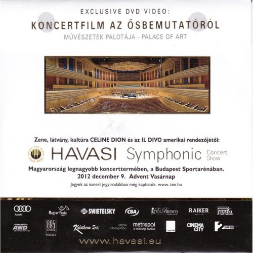 Havasi Balázs - Munkácsy - Ecset És Zongora Koncert /Brush & Piano Concert/ - Koncertfilm Az Ősbemutatóról (DVD)