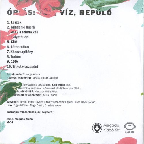 Óriás - Tűz, Víz, Repülő (CD-R)