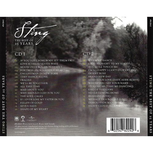 Sting - The Best Of 25 Years (2× CD)