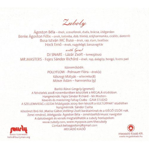 Zuboly - Virágoztass Engem (CD)