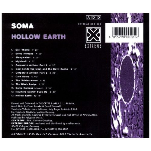 Soma - Hollow Earth (CD)