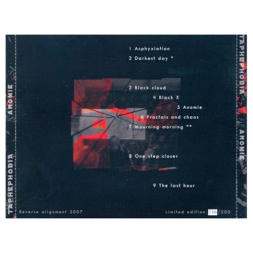Taphephobia - Anomie (CD-R)