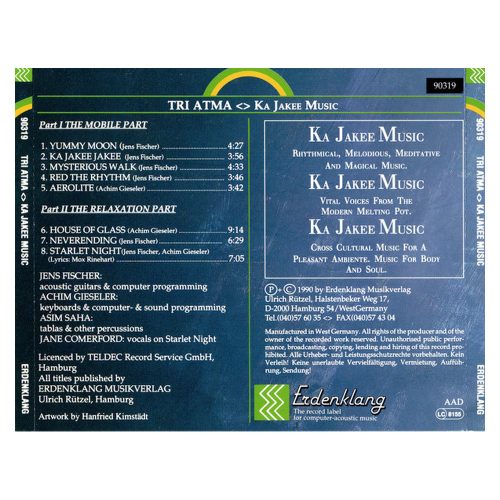 Tri Atma - Ka Jakee Music (CD)