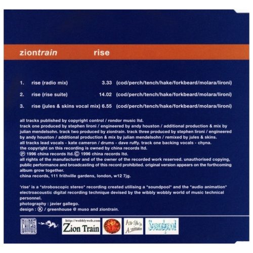 Ziontrain - Rise (CDs)