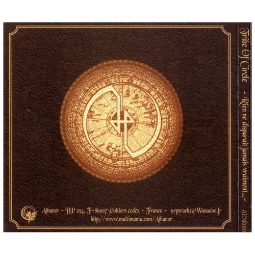Tribe Of Circle - Rien Ne Disparait Jamais Vraiment... (CD)