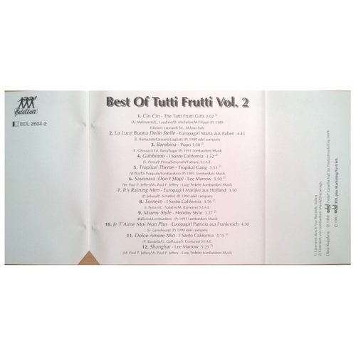 Various - Best Of Tutti Frutti - Vol. 2 (CD)