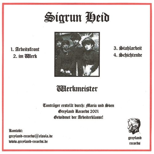 Sigrun Heid - Werkmeister (CD-R)