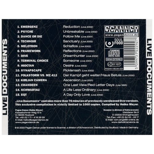 Various - Live Documents (CD)