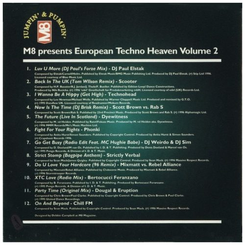 Various - M8 Presents: European Techno Heaven Vol. 2 (CD)
