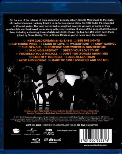 Simple Minds - Acoustic In Concert (Blu-ray)