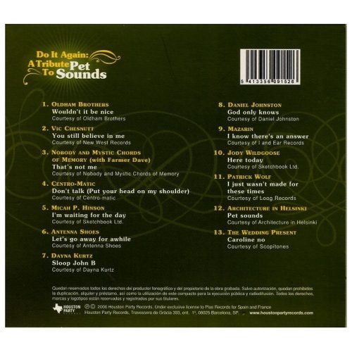 Various - Do It Again: A Tribute To Pet Sounds (CD)