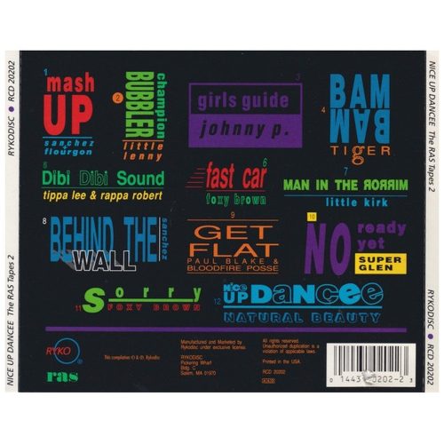 Various - Nice Up Dancee: The RAS Tapes 2 (CD)