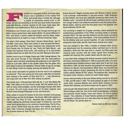 Various - Quicksand: The Groove Records Story 1954 - 1956 (2× CD)