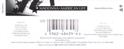Madonna - American Life (kazetta)