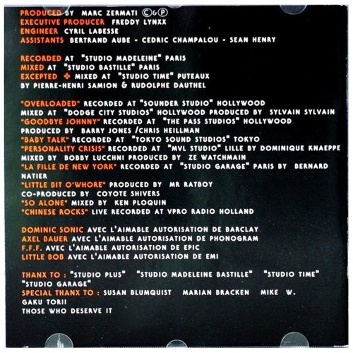 Various - “I Only Play R & R For Kids To Dance” (Tribute To Johnny Thunders) (CD)