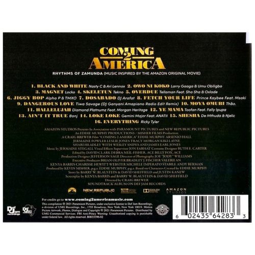 Various - Coming 2 America: Rhythms Of Zamunda (Music Inspired By The Amazon Original Movie) (CD)