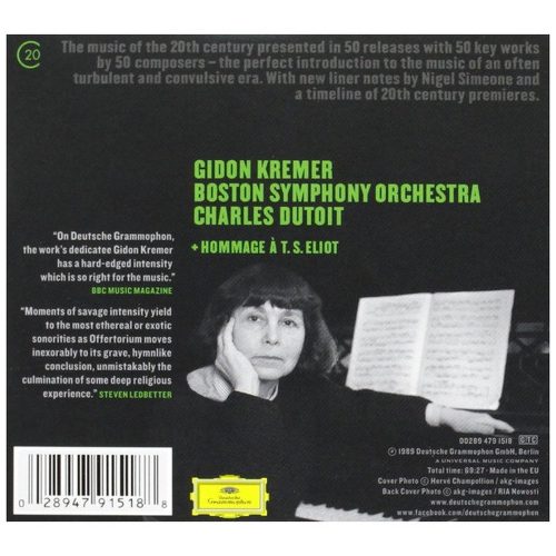 Sofia Gubaidulina - Offertorium (CD)