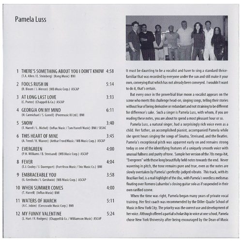 Pamela Luss - There's Something About You I Don't Know (CD)