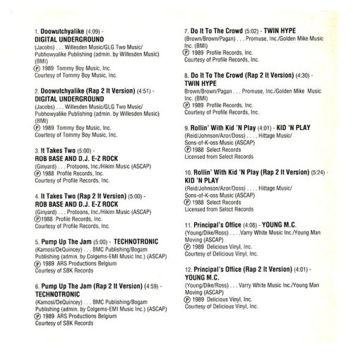 Various - U Rap 2 It (CD)