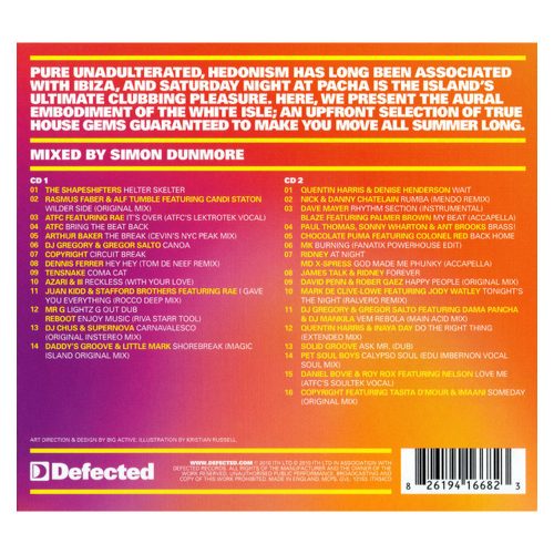 Simon Dunmore - Defected In The House - Ibiza '10 (2× CD)