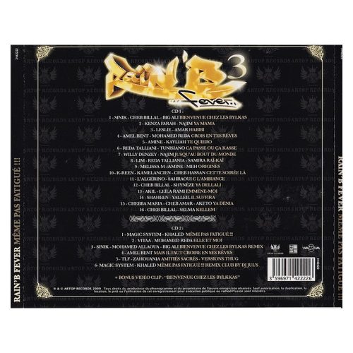 Various - RaïN'B Fever 3 Même Pas Fatigué !!! (2× CD)