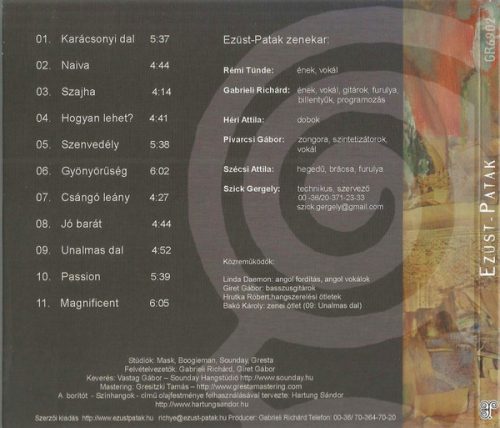 Ezüst-Patak - Ezüst-Patak Zenekar (CD)