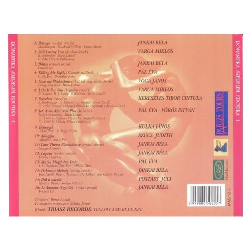 Various - Romantika Szerelem Erotika 1. (CD)