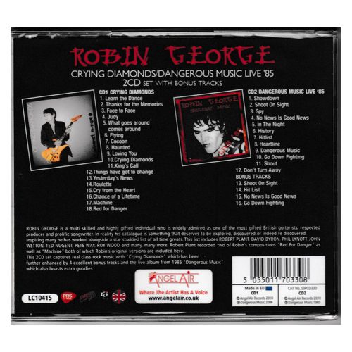 Robin George - Crying Diamonds / Dangerous Music Live '85 2cd Set (2× CD)