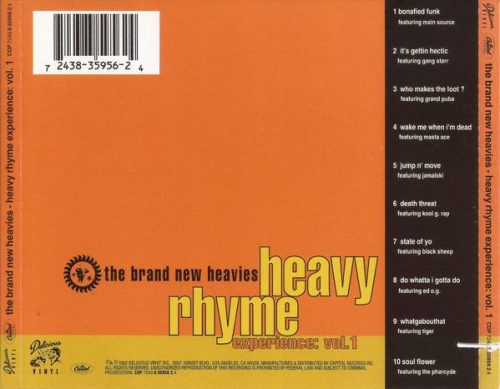 The Brand New Heavies - Heavy Rhyme Experience: Vol. 1 (CD)