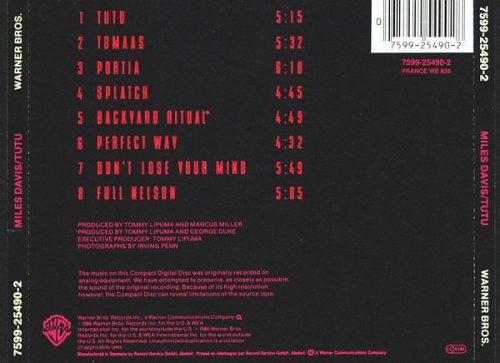 Miles Davis - Tutu (CD)
