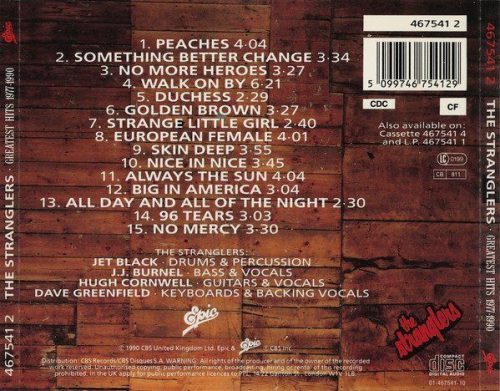 The Stranglers - Greatest Hits 1977-1990 (CD)
