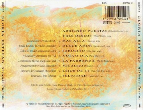 Gloria Estefan - Abriendo Puertas (CD)
