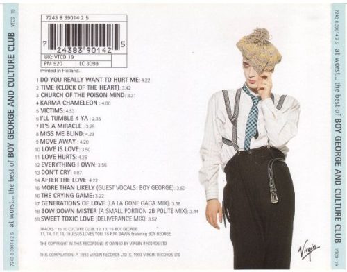 Boy George And Culture Club - At Worst... The Best Of (CD)