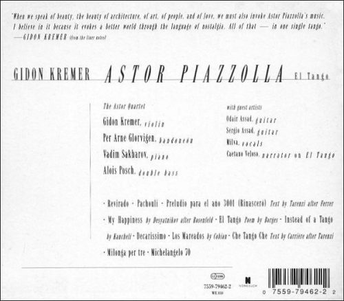 Gidon Kremer • Astor Piazzolla - El Tango (CD)