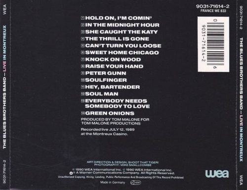The Blues Brothers Band - Live In Montreux (CD)