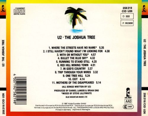 U2 - The Joshua Tree (CD)