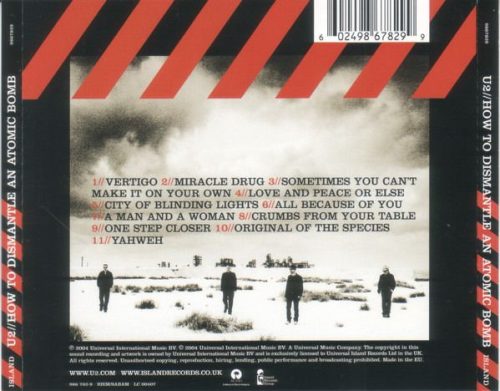 U2 - How To Dismantle An Atomic Bomb (CD)