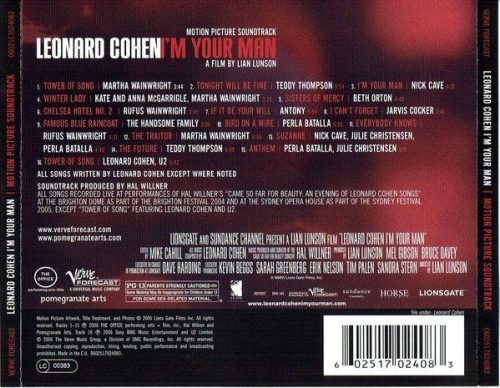 Various - Leonard Cohen I'm Your Man - Motion Picture Soundtrack (CD)