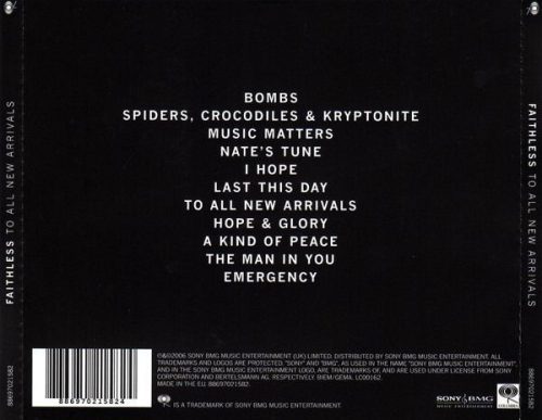 Faithless - To All New Arrivals (CD)