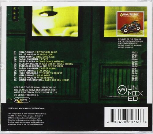 Various - Verve // Unmixed 3 (CD)