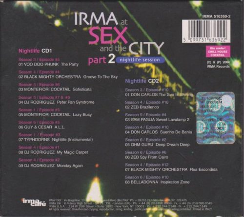 Various - Irma At Sex And The City Part 2: Nightlife Session (2CD)