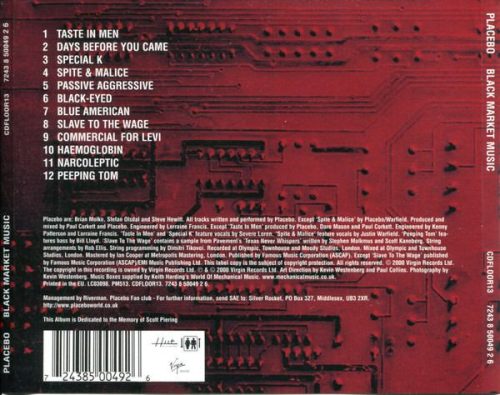 Placebo - Black Market Music (CD)
