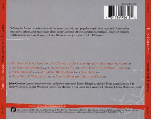 John Coltrane - Coltrane For Lovers (CD)