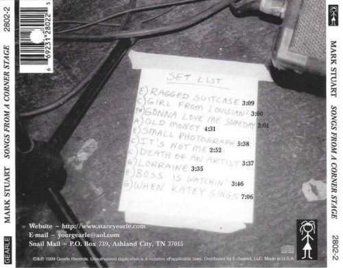 Mark Stuart - Songs From A Corner Stage (CD)