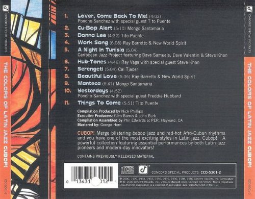 Various - The Colours Of Latin Jazz Cubop! (CD, promo)