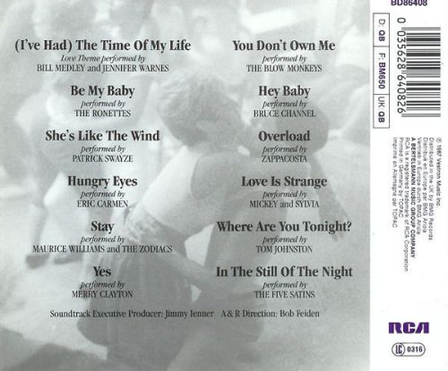 Various - Dirty Dancing (Selections From The Original Soundtrack) (CD)
