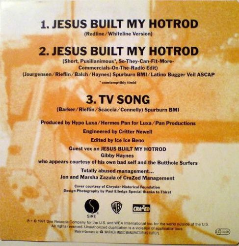 Ministry - Jesus Built My Hotrod (CDs)
