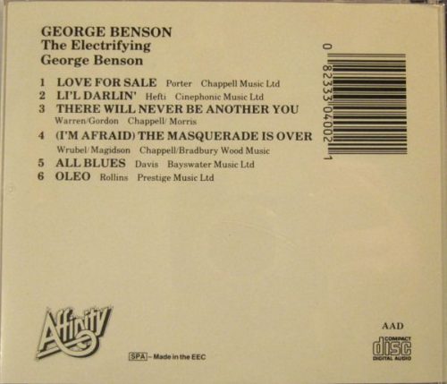 The George Benson Quartet - The Electrifying George Benson (CD)