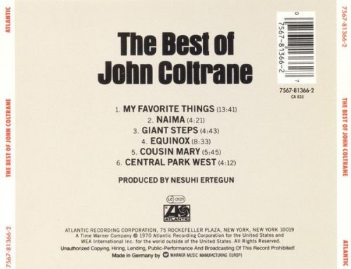 John Coltrane - The Best Of John Coltrane (CD)