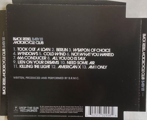 Black Rebel Motorcycle Club - Baby 81 (CD)